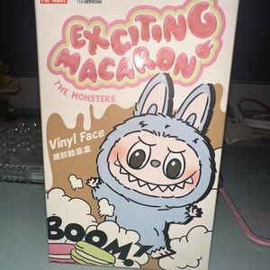 Sesame Bean Exciting Macaron Labubu